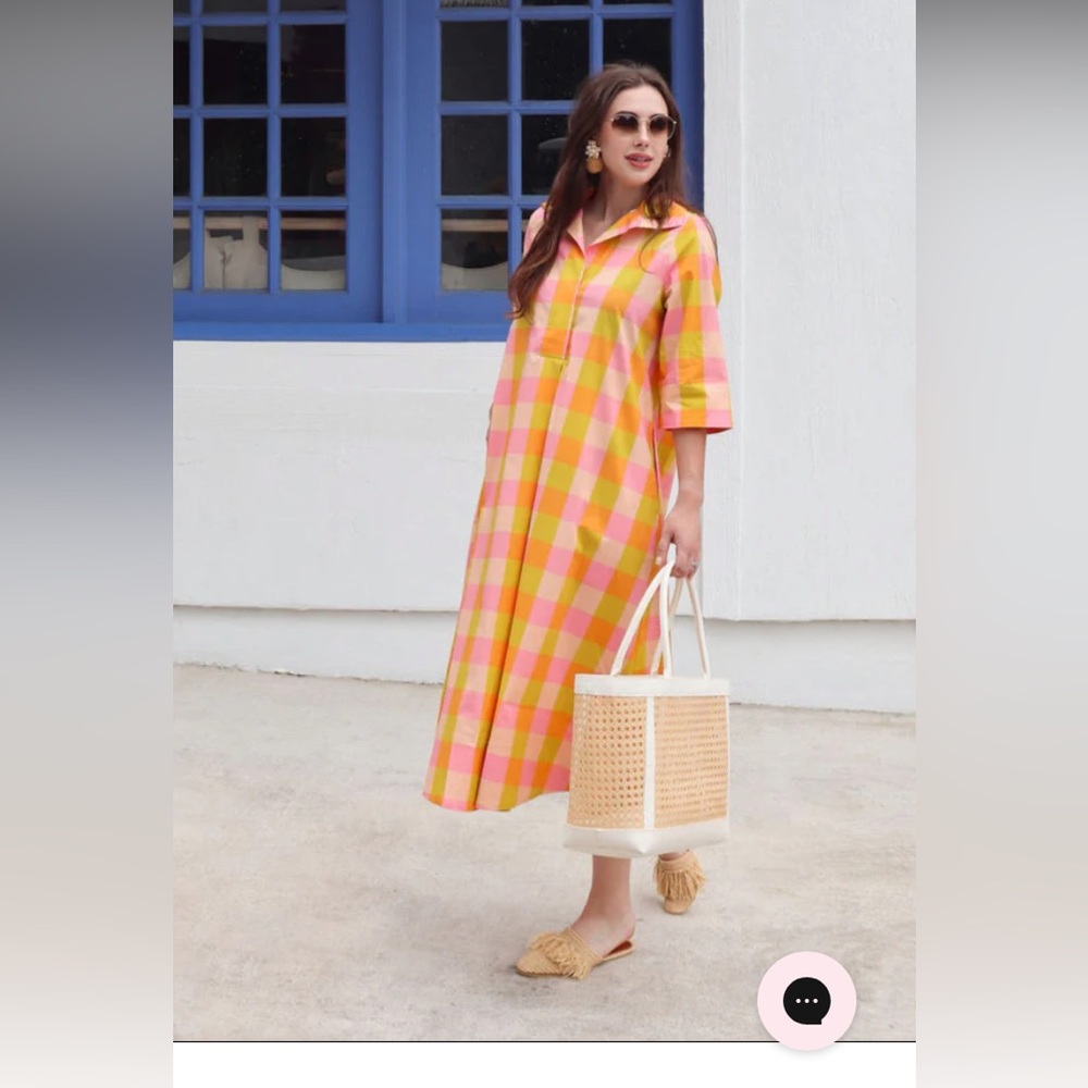 Quiet Culture The Weekender Bella Caftan Dress EUC XL